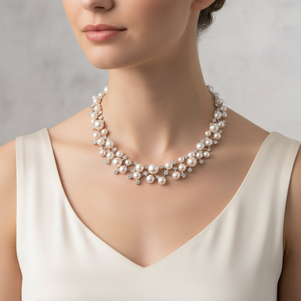 Bridal Pearl Elegant Necklace