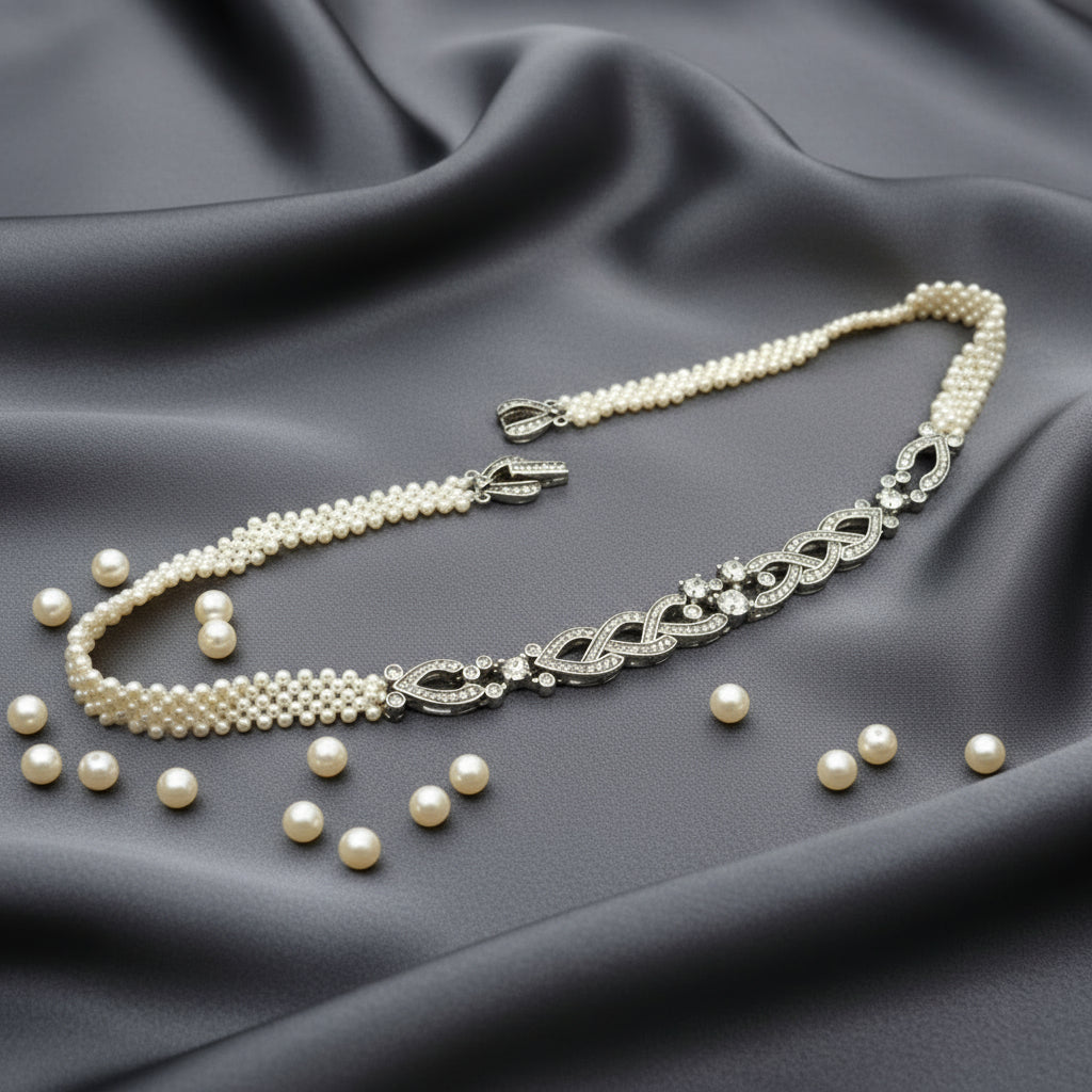 Elegant Beaded Choker