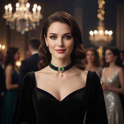 Elegant Beaded Choker