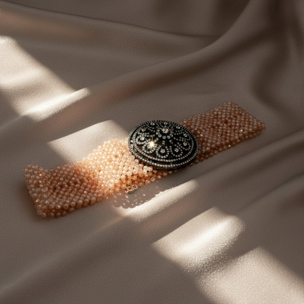 Elegant Beaded Choker