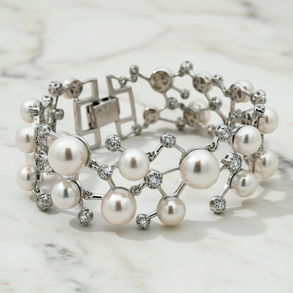 Bridal Pearl Elegant Bracelet