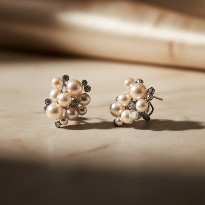 Bridal Pearl Elegant Earring