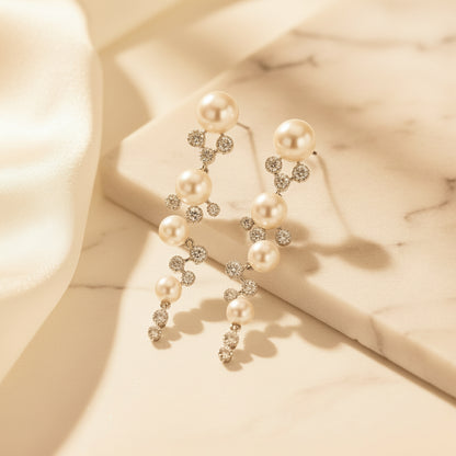Bridal Pearl Elegant Earring