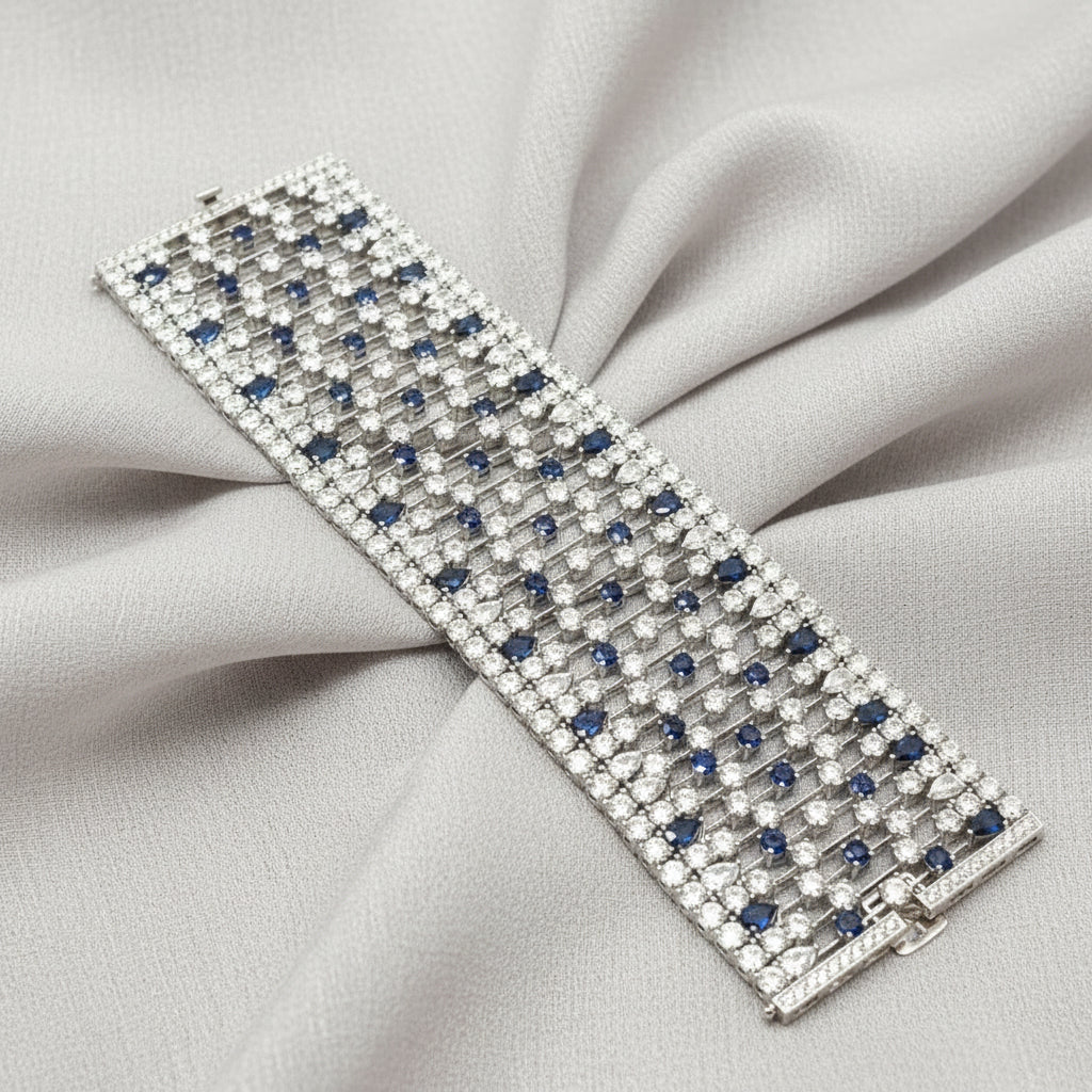 Wide Starry Night Bracelet