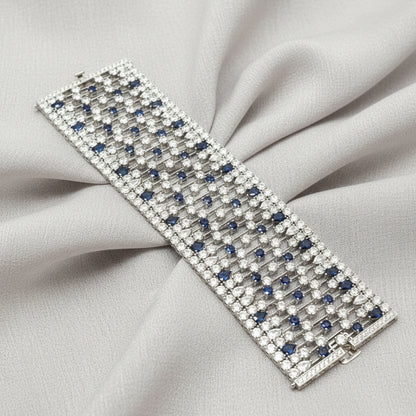 Wide Starry Night Bracelet