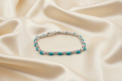 Turquoise Cascade Bracelet