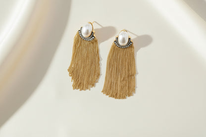 Noiré Luxe Pearl Drop Jewelry Set