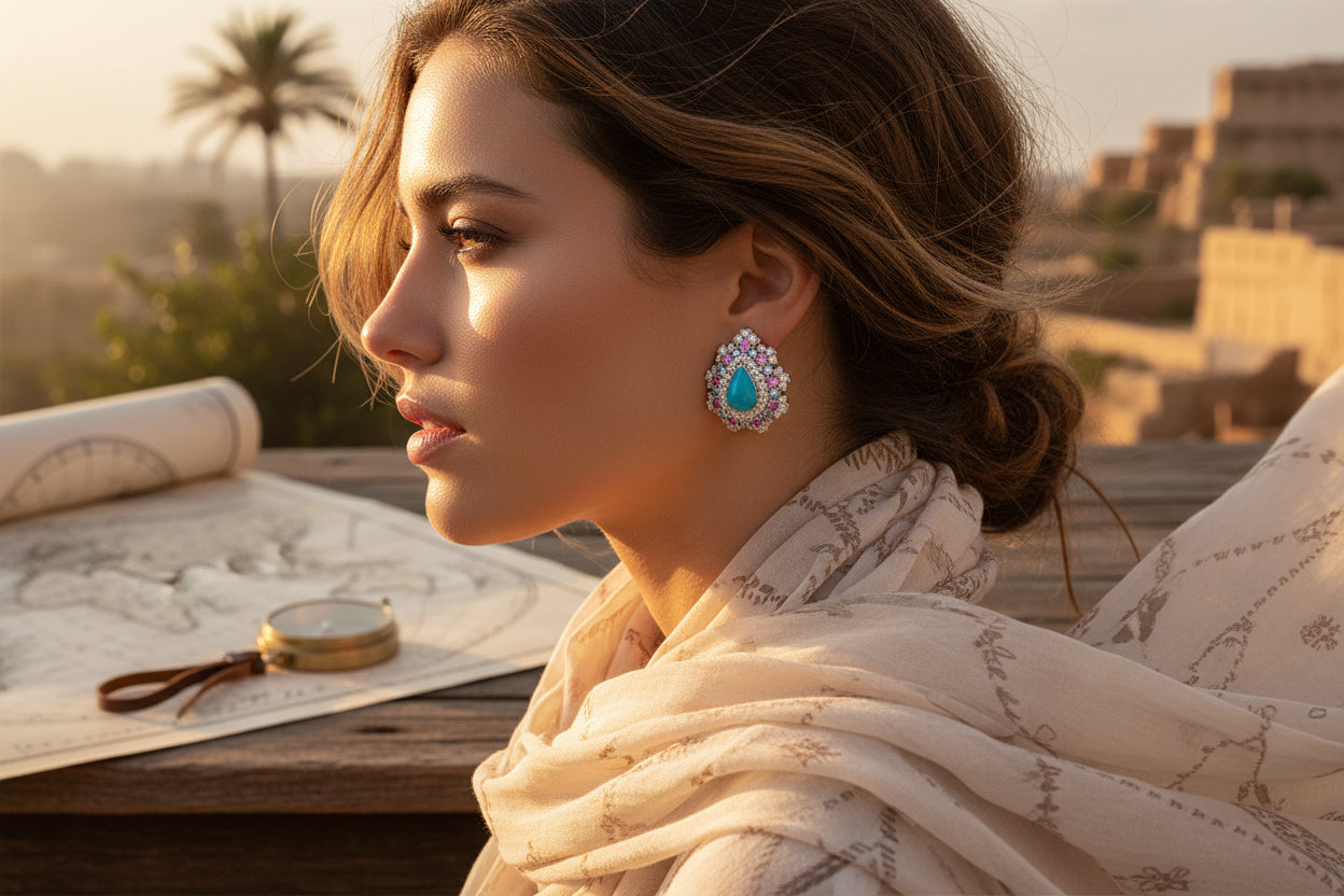 Wanderlust Turquoise Drop Earrings
