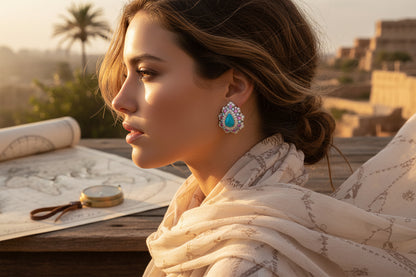 Wanderlust Turquoise Drop Earrings