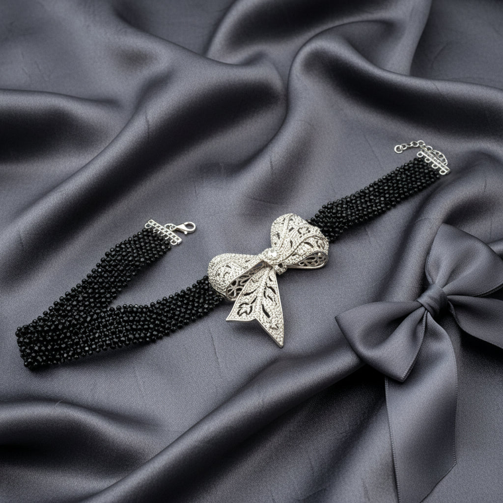 Elegant Beaded Choker