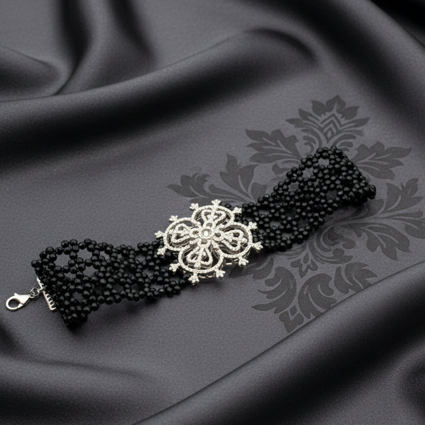 Elegant Beaded Choker