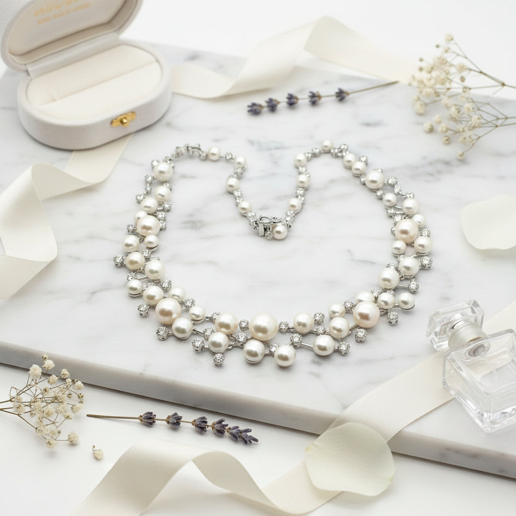 Bridal Pearl Elegant Necklace