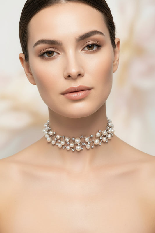 Bridal Pearl Elegant Chocker