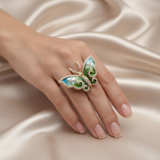 Mosaic Reverie – The Artisanal Elegance of Ring